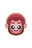 Emoticon Character Cartoon Animal Monkey png