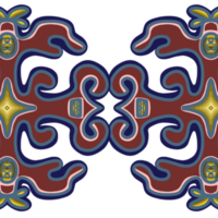 Aesthetic Mandala Flower Line png