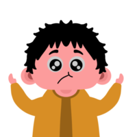 Boy Emoticon Cartoon Character Expression png