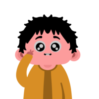 Boy Emoticon Cartoon Character Expression png