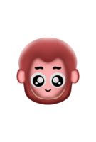 emoticon charakter cartoon tier affe png