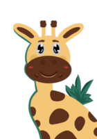 charakter cartoon ausdruck niedliche giraffe png