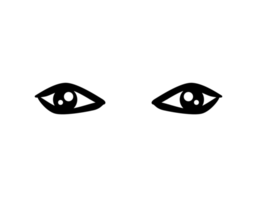 uttryckssymbol öga uttryck png