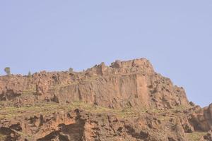 paisaje en las islas canarias foto