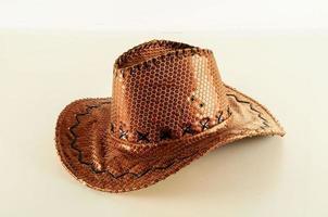 Cowboy hat on white background photo