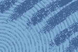 textura de línea de rayas redondas de color azul pastel con fondo detallado grunge angustiado vector