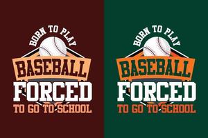 Baseball t shirt design vector