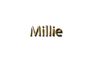 millie name 3d png