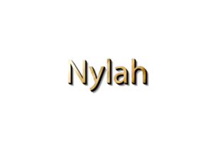 NYLAH NAME 3D png