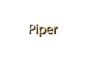 piper 3d namn png