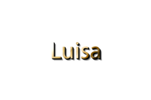 LUISA NAME 3D png