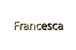 francesca 3d naam png