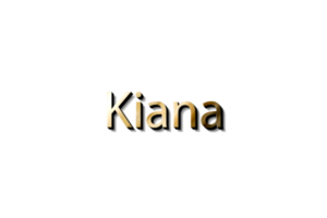 kiana nombre 3d png