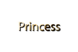 princesa nombre 3d png