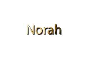 NORAH NAME 3D png