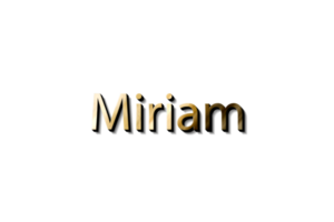 nom miriam 3d png