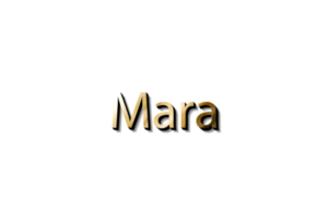 MARA NAME 3D png