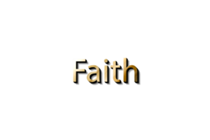 FAITH 3D NAME png