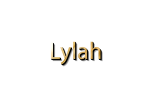 LYLAH NAME 3D png