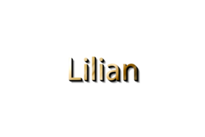 lilian nome 3d png