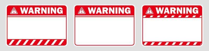 warning caution white red sign text space area message box sticker label object goods commodity vector