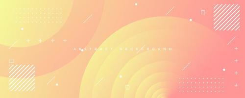 Banner background. colorful, gradation, circle gradation, geometric elements vector