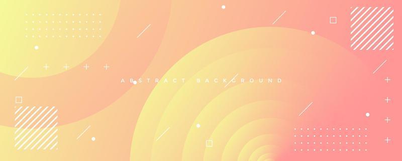 Banner background. colorful, gradation, circle gradation, geometric elements