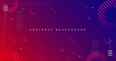 Modern background.abstract frames, full of colors, gradations, blue and red ,memphis style vector