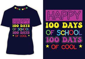 100 Days Of School vector