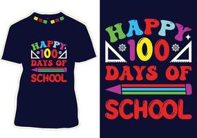 100 Days Of School vector