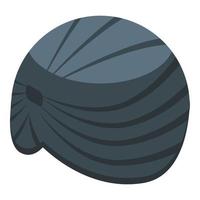 Rubber cap icon, isometric style vector