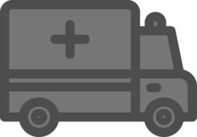 diseño de icono de vector de ambulancia