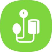 Blood Pressure Gauge Vector Icon Design