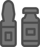 Ampoule Vector Icon Design