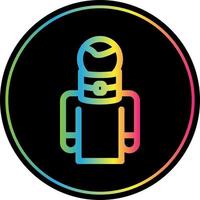 Broken Neck Vector Icon Design