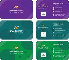 Creative Business Card Design vector