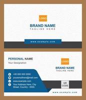 Professional Business Card Design vector