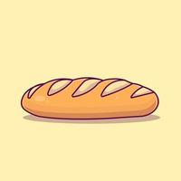 Loaf bread cartoon vector illustration