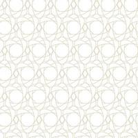 Geometric linear pattern, golden lines on a white background, interesting rounded lines and patterns vector