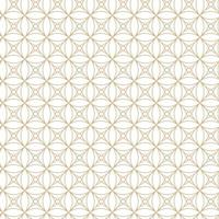 Geometric linear pattern, golden lines on a white background, interesting rounded lines and patterns vector