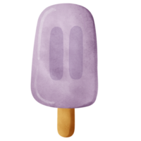 Hand drawn Watercolor ice cream clipart. png