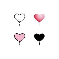 Heart Shaped Balloon vector