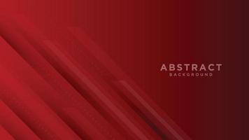 Red abstract background with Geometric Shape Combination Background Design. vector