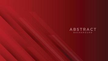 Red abstract background with Geometric Shape Combination Background Design. vector