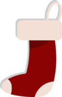 christmas socks icon, Christmas seasonal. png