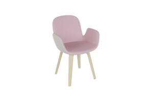 sofá silla creado a partir de un programa 3d png