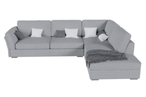 Sofa chair created from a 3D program png