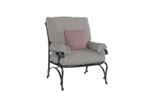 Sofa chair created from a 3D program png