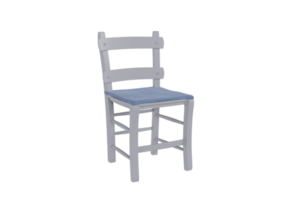 Sofa chair created from a 3D program png