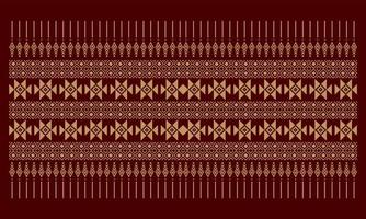 Vector golden geometric pattern on damask background suitable for making fabric patterns or wallpaper